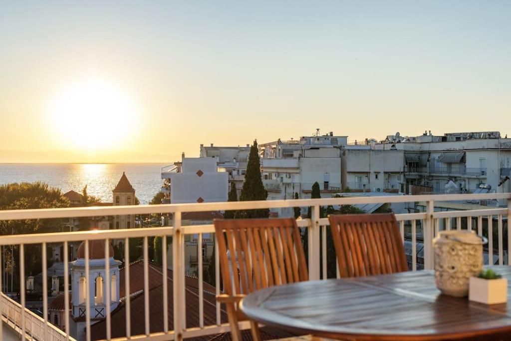 테살로니키 Sea View Sunset Penthouse 아파트 외부 사진